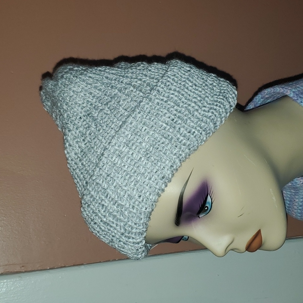 Handmade Knit Beanie / Knitted Stocking Cap